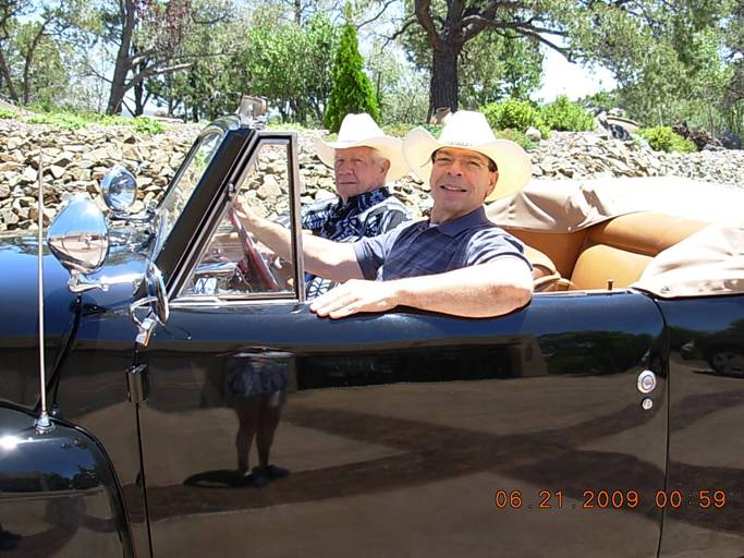 Fun in a 1947 Lincoln Continental Convertible
